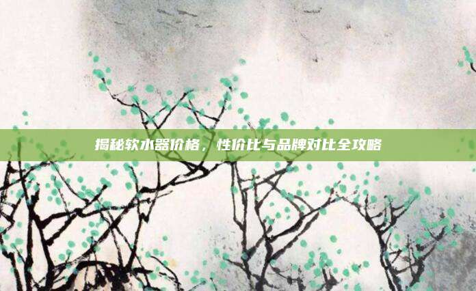 揭秘軟水器價格,，性價比與品牌對比全攻略