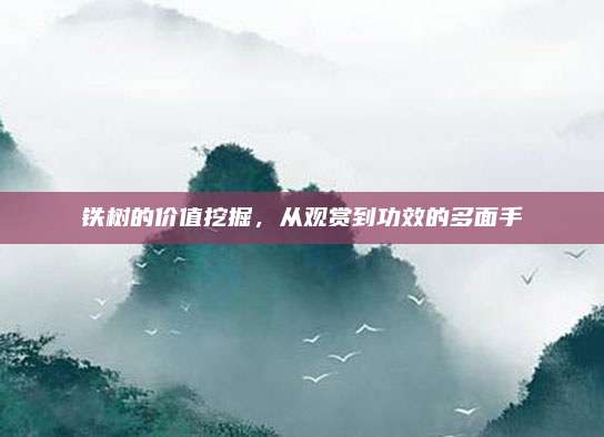 鐵樹的價(jià)值挖掘,，從觀賞到功效的多面手