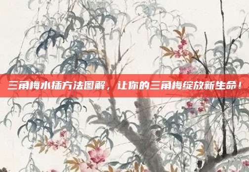 三角梅水插方法圖解,，讓你的三角梅綻放新生命,！