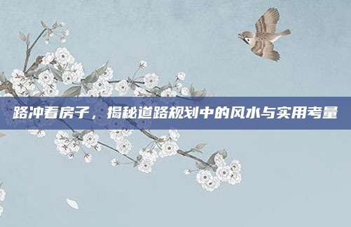 路沖著房子,，揭秘道路規(guī)劃中的風(fēng)水與實(shí)用考量
