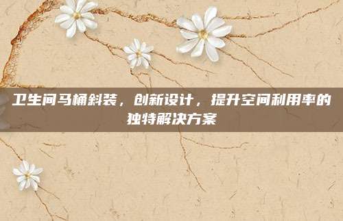 衛(wèi)生間馬桶斜裝，創(chuàng)新設(shè)計(jì),，提升空間利用率的獨(dú)特解決方案