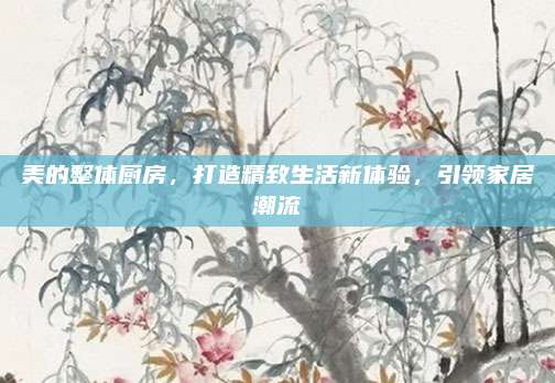 美的整體廚房，打造精致生活新體驗(yàn),，引領(lǐng)家居潮流