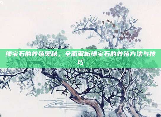 綠寶石的養(yǎng)殖奧秘,，全面解析綠寶石的養(yǎng)殖方法與技巧