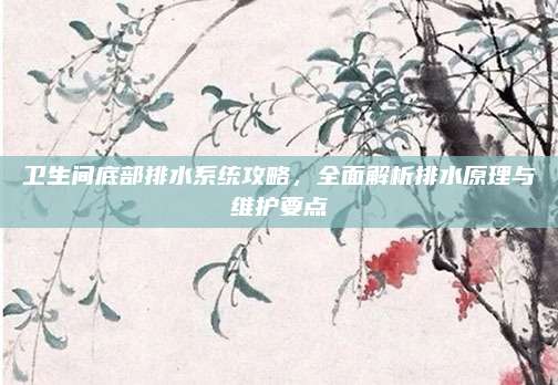 衛(wèi)生間底部排水系統(tǒng)攻略，全面解析排水原理與維護(hù)要點(diǎn)
