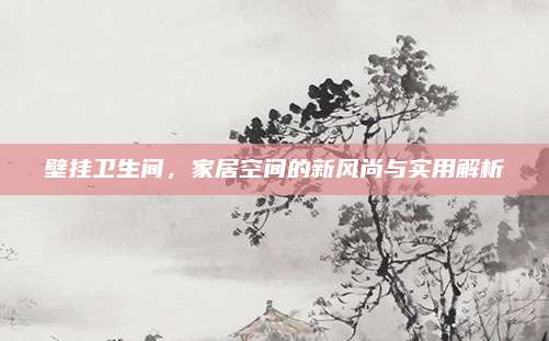 壁掛衛(wèi)生間，家居空間的新風(fēng)尚與實(shí)用解析
