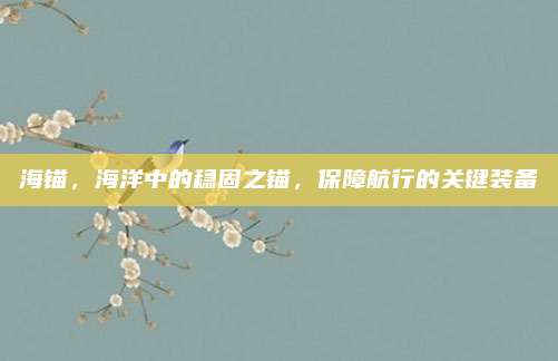 海錨，海洋中的穩(wěn)固之錨,，保障航行的關(guān)鍵裝備