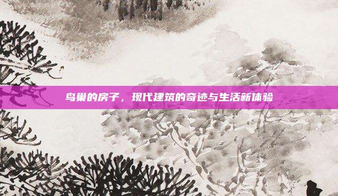 鳥巢的房子,，現(xiàn)代建筑的奇跡與生活新體驗