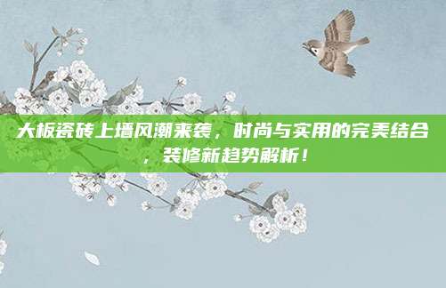 大板瓷磚上墻風(fēng)潮來(lái)襲,，時(shí)尚與實(shí)用的完美結(jié)合,，裝修新趨勢(shì)解析！