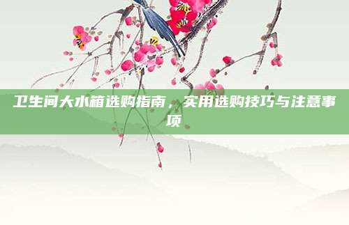 衛(wèi)生間大水箱選購指南,，實(shí)用選購技巧與注意事項(xiàng)