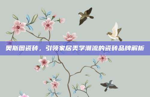 奧斯圖瓷磚,，引領家居美學潮流的瓷磚品牌解析
