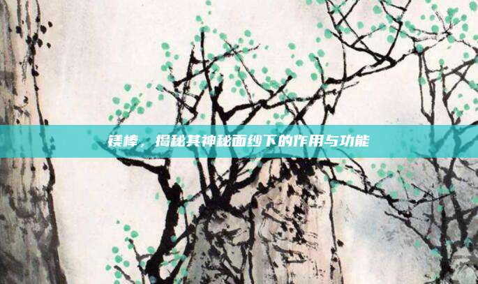 鎂棒，揭秘其神秘面紗下的作用與功能