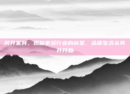 笑升家具，揭秘家居行業(yè)的新星，品質(zhì)生活從笑升開(kāi)始