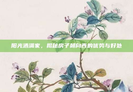 陽(yáng)光灑滿(mǎn)家，揭秘房子朝向西的優(yōu)勢(shì)與好處