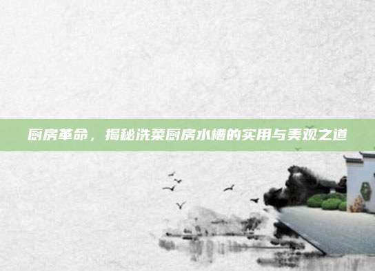 廚房革命，揭秘洗菜廚房水槽的實用與美觀之道