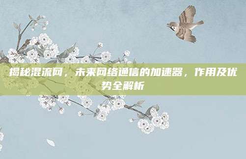 揭秘混流網(wǎng)，未來網(wǎng)絡通信的加速器，作用及優(yōu)勢全解析