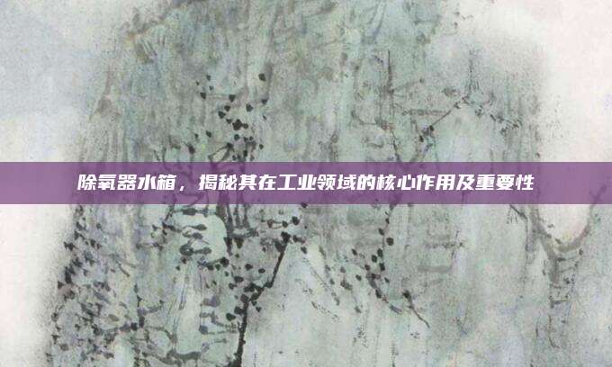 除氧器水箱，揭秘其在工業(yè)領(lǐng)域的核心作用及重要性