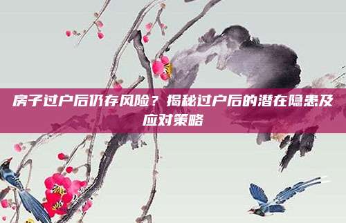 房子過(guò)戶后仍存風(fēng)險(xiǎn),？揭秘過(guò)戶后的潛在隱患及應(yīng)對(duì)策略