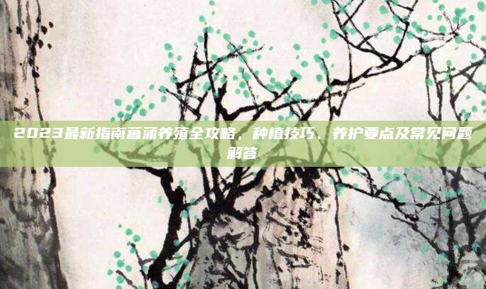 2023最新指南菖蒲養(yǎng)殖全攻略，種植技巧,、養(yǎng)護(hù)要點(diǎn)及常見問題解答