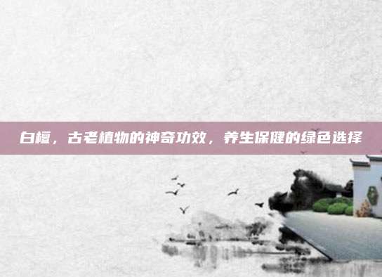 白檀,，古老植物的神奇功效,，養(yǎng)生保健的綠色選擇