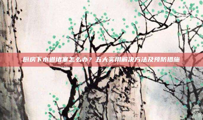 廚房下水道堵塞怎么辦,？五大實(shí)用解決方法及預(yù)防措施