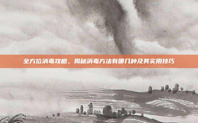 全方位消毒攻略,，揭秘消毒方法有哪幾種及其實用技巧