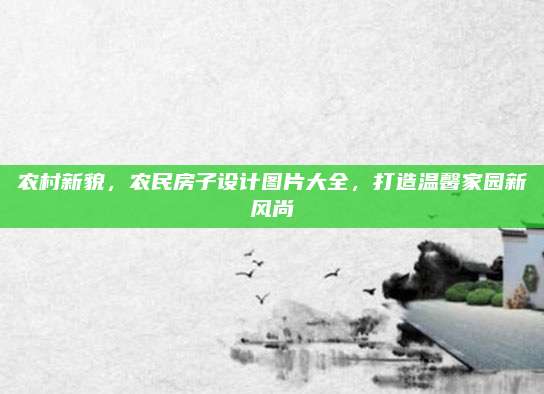 農(nóng)村新貌,，農(nóng)民房子設(shè)計圖片大全,，打造溫馨家園新風(fēng)尚