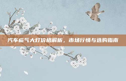汽車疝氣大燈價(jià)格解析，市場(chǎng)行情與選購(gòu)指南