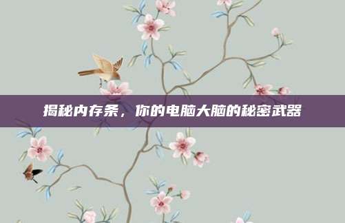 揭秘內(nèi)存條，你的電腦大腦的秘密武器