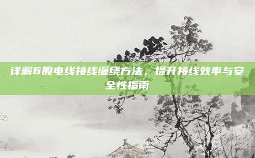 詳解6股電線接線纏繞方法，提升接線效率與安全性指南