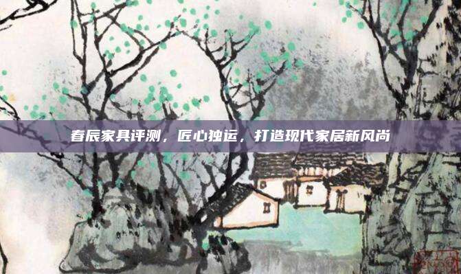 春辰家具評測,，匠心獨運，打造現(xiàn)代家居新風尚