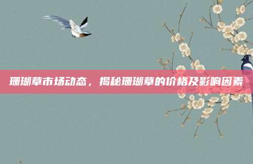 珊瑚草市場動態(tài),，揭秘珊瑚草的價格及影響因素