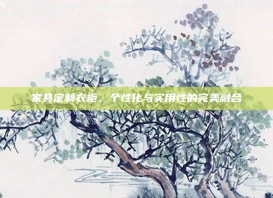 家具定制衣柜，個(gè)性化與實(shí)用性的完美融合