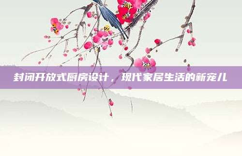 封閉開放式廚房設計，現(xiàn)代家居生活的新寵兒