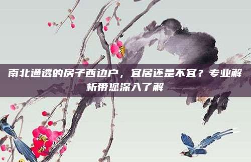南北通透的房子西邊戶，宜居還是不宜,？專業(yè)解析帶您深入了解