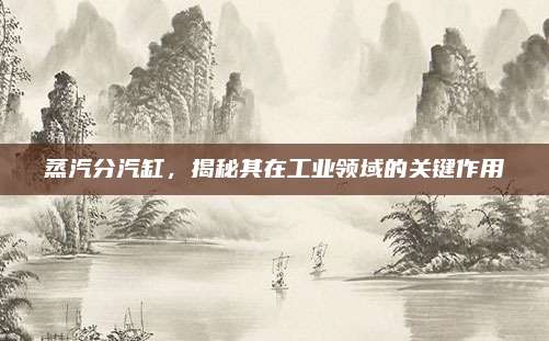 蒸汽分汽缸,，揭秘其在工業(yè)領(lǐng)域的關(guān)鍵作用