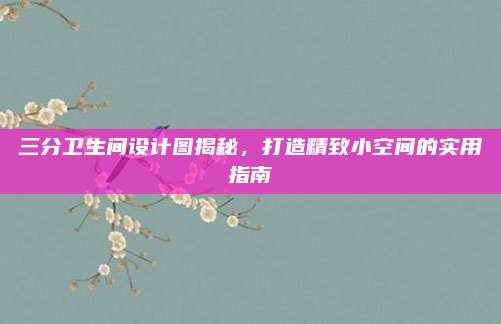 三分衛(wèi)生間設(shè)計(jì)圖揭秘，打造精致小空間的實(shí)用指南