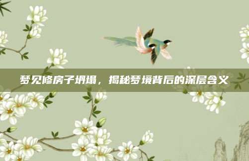 夢見修房子坍塌,，揭秘夢境背后的深層含義