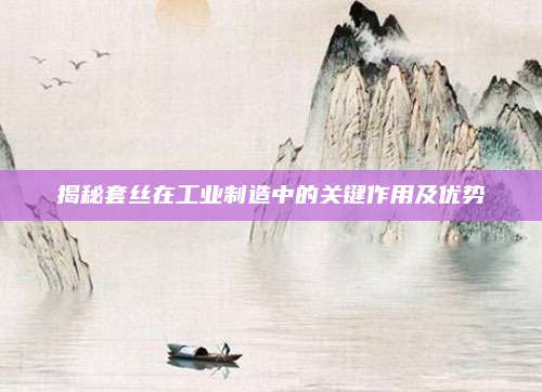 揭秘套絲在工業(yè)制造中的關(guān)鍵作用及優(yōu)勢