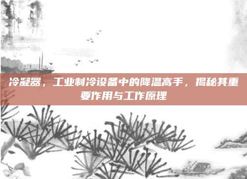 冷凝器，工業(yè)制冷設(shè)備中的降溫高手,，揭秘其重要作用與工作原理