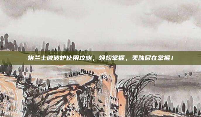 格蘭士微波爐使用攻略,，輕松掌握,，美味盡在掌握！
