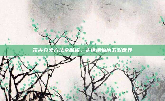 花卉分類方法全解析,，走進(jìn)植物的五彩世界